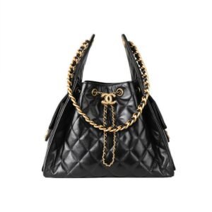 Ch@nel 25c black small hobo （30*26*14cm）