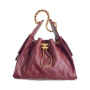 Ch@nel 25bag small Wine red (30*26*14cm)