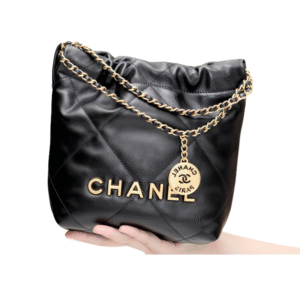 CH@NEL 22 MINI HANDBAG Gold  (20*19*6cm)